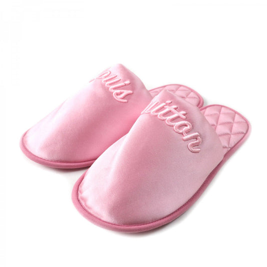 LOUIS VUITTON Other shoes Satin pink Slippers Indoor shoes LV Sweet Line Mules Women 36-37
