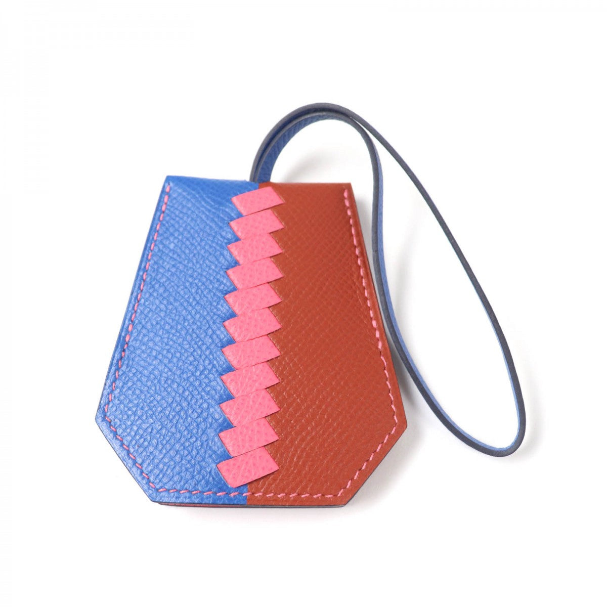 HERMES Bag charm Main�FEpsom multicolor Clochette�ECle Grand Trace Women