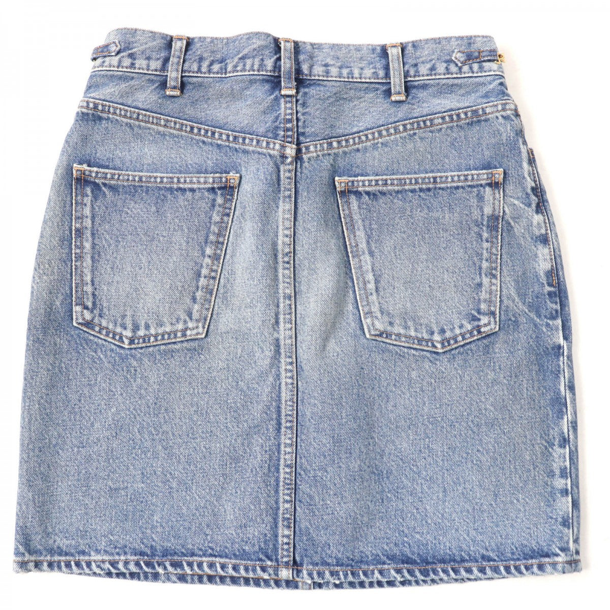 CELINE skirt S195 571Q 08YC Main: 100% cotton Indigo Women 28