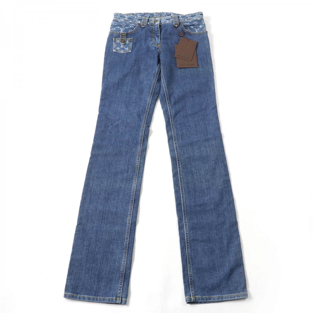 LOUIS VUITTON Denim pants Main: 100% cotton Indigo Women 38