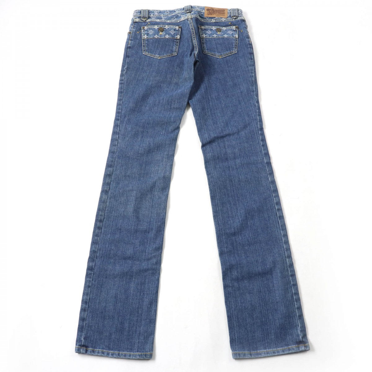 LOUIS VUITTON Denim pants Main: 100% cotton Indigo Women 38
