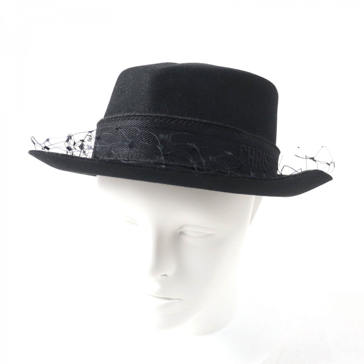 Christian Dior hat 04DPN960G893 Main: 100% rabbit, part: 100% nylon, part: 20% polypropylene, part: 21% polyester, part: 59% cotton black Women 57