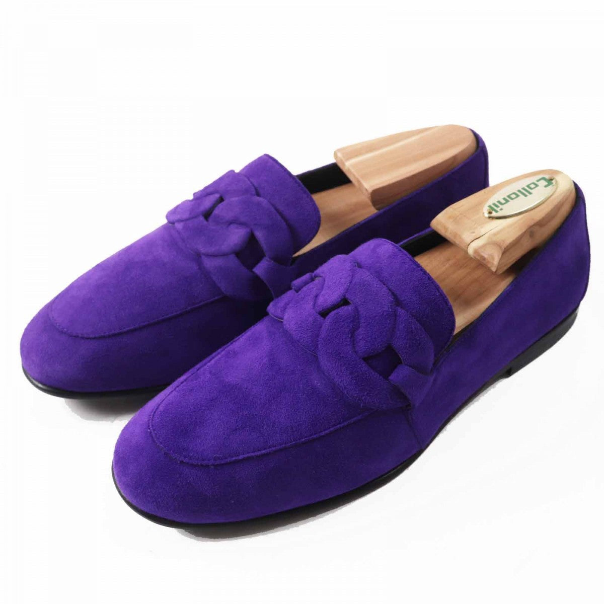 HERMES loafers 232012Z Main: Suede leather purple Honest Women 36