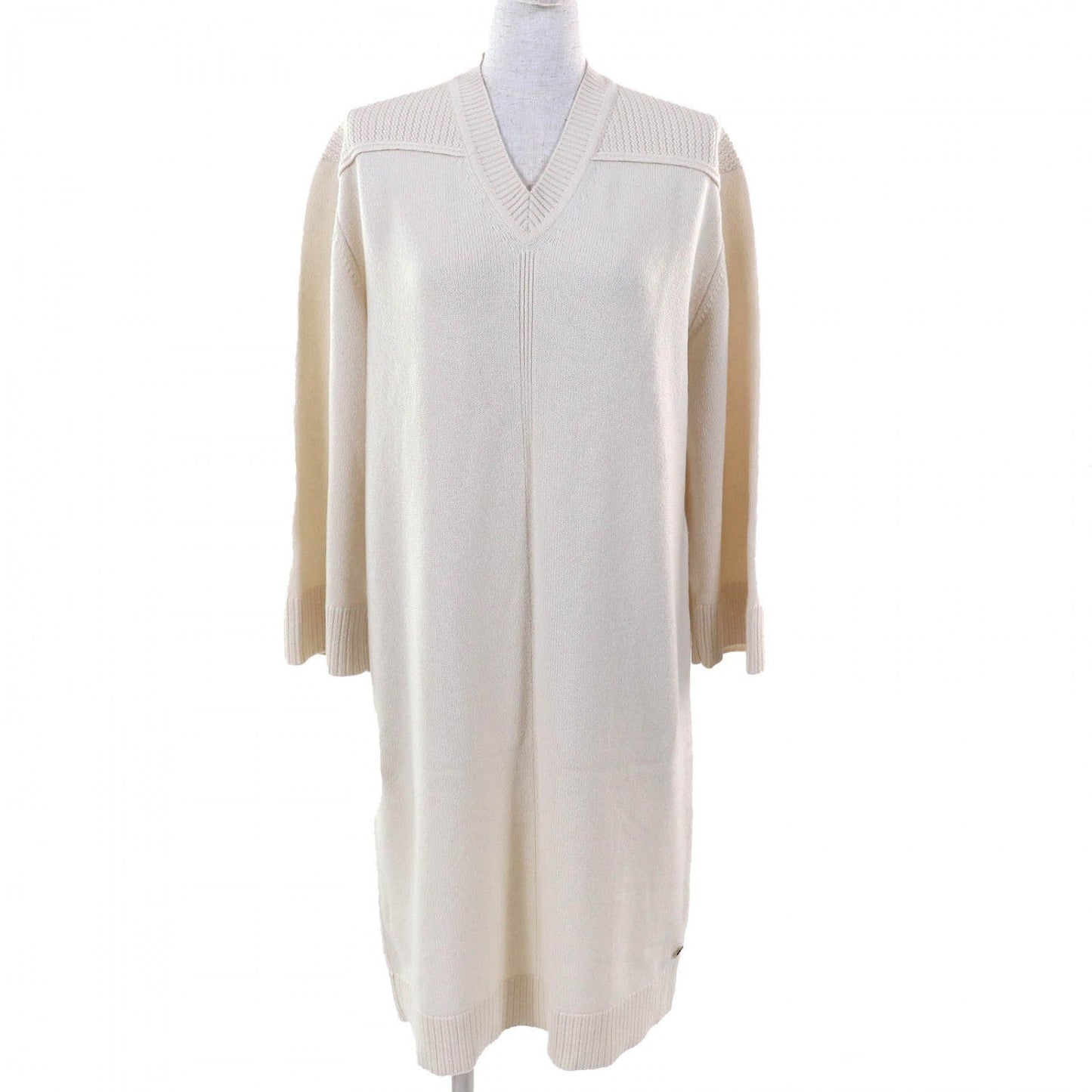 HERMES one piece cashmere Ivory 40