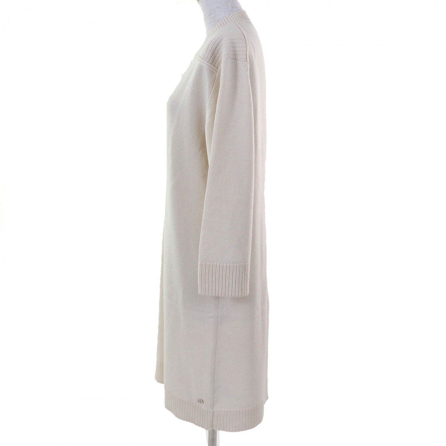 HERMES one piece cashmere Ivory 40