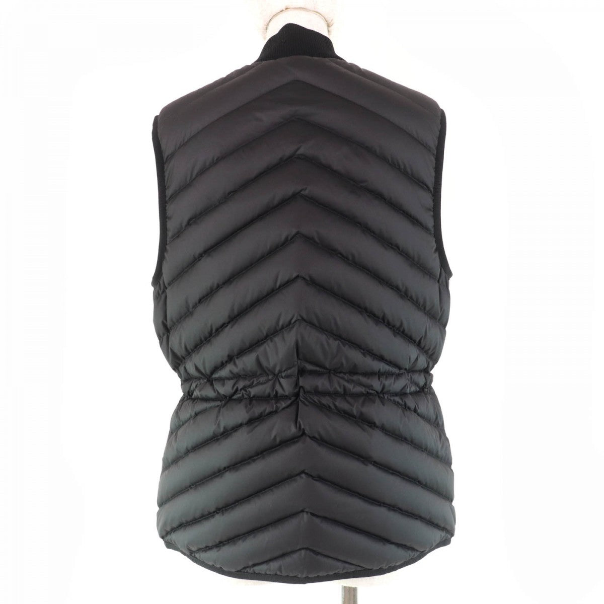 HERMES Down vest 3H0156DA Main: 100% polyester, part: 100% wool, part: 64% cotton, part: 36% rayon, filling: 90% down black Women 40