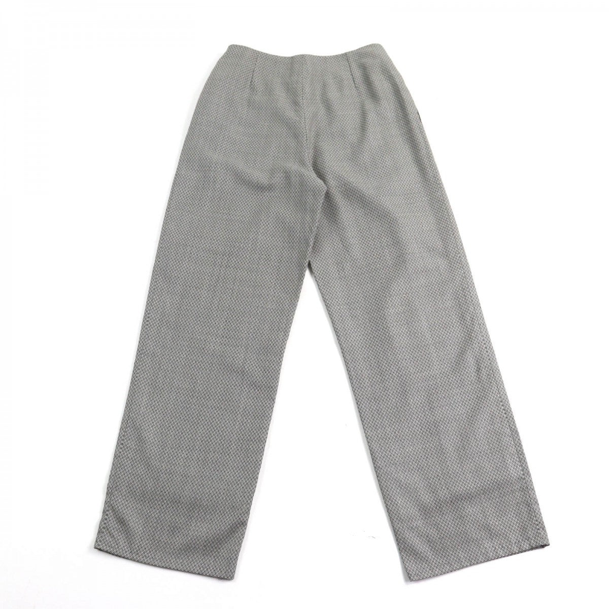 HERMES Pants Outer: 90% wool, Outer: 10% silk, Lining: 100% silk Beige black Women 34