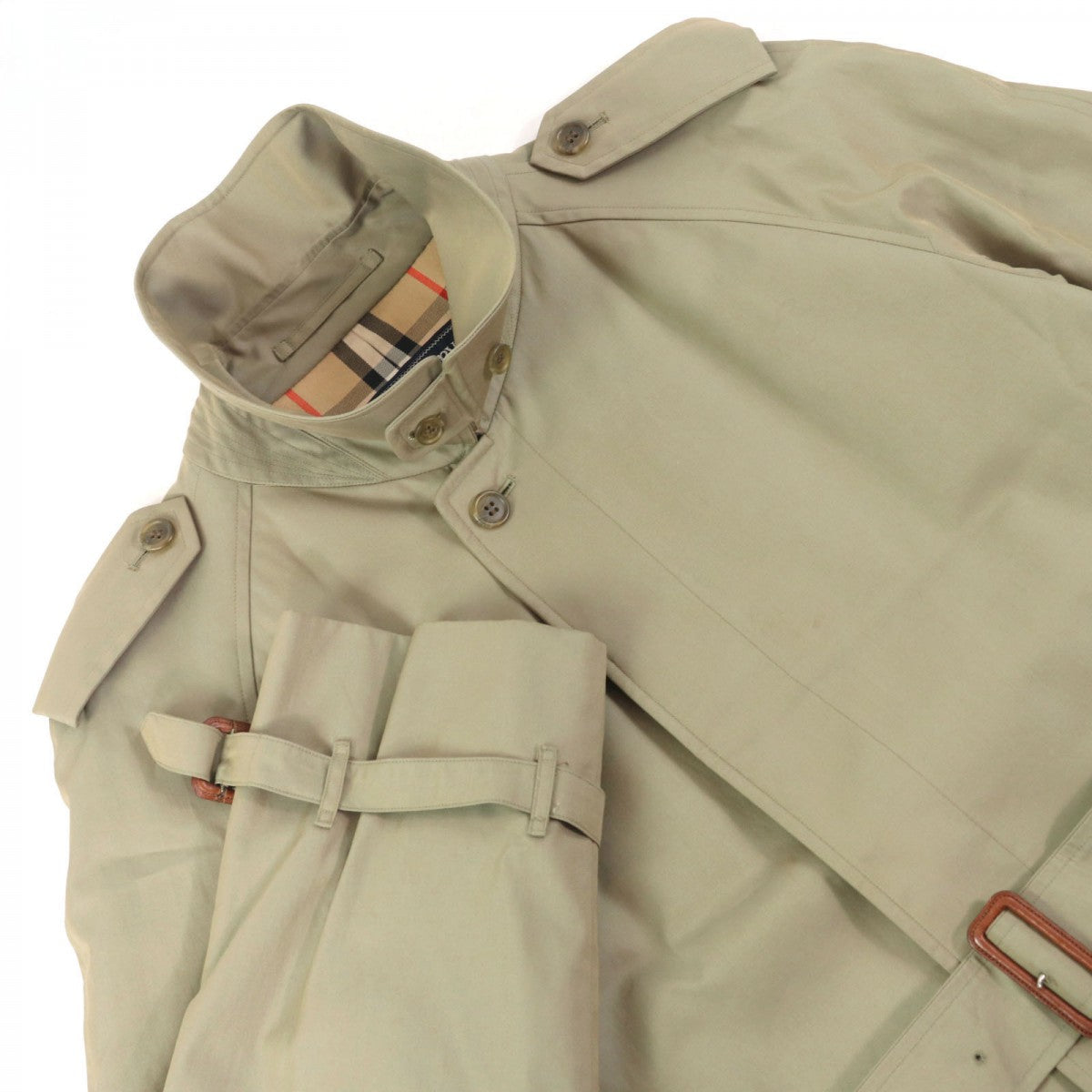 BURBERRY trench coat WR075-902-75 Outer: 100% cotton, Lining: cotton, Sleeve lining: polyester beige mens