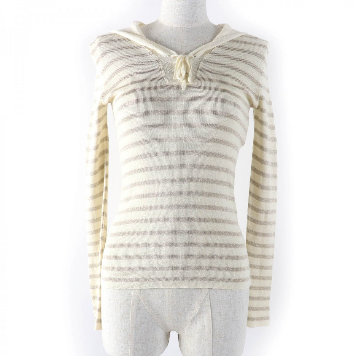 Christian Dior knit 214S27AM903 Main: 46% linen, 30% rayon, 12% cashmere, 8% polyester, 4% silk Beige type Women 38