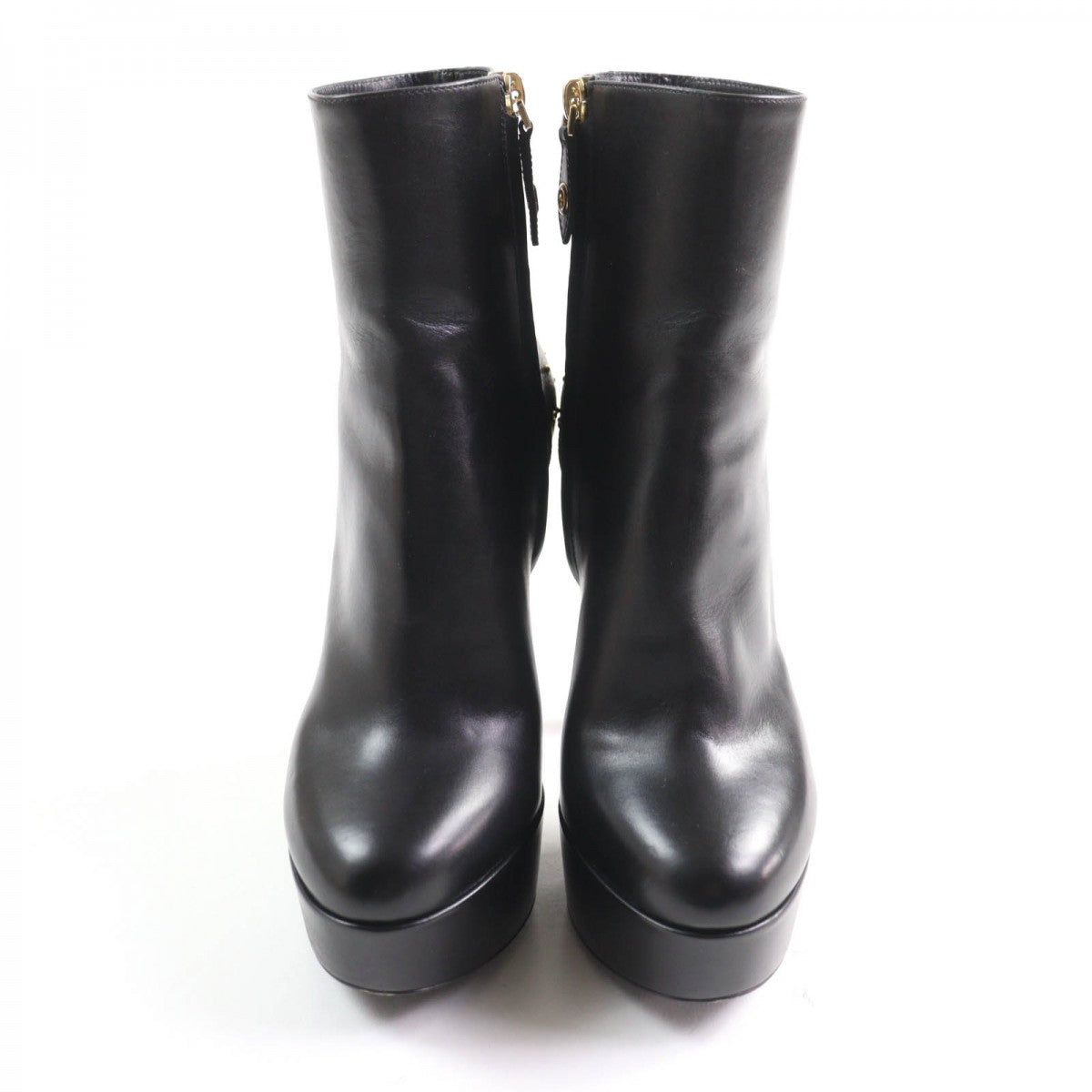 LOUIS VUITTON Ankle boots Main: Leather Black brown Afterglow line Women 36