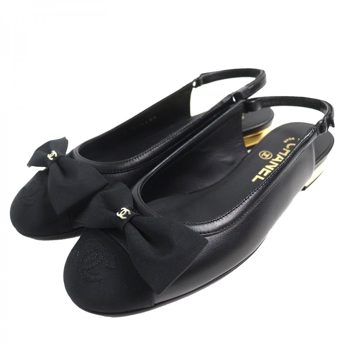 CHANEL pumps G45689 Main: Lamb leather black Women 35.5