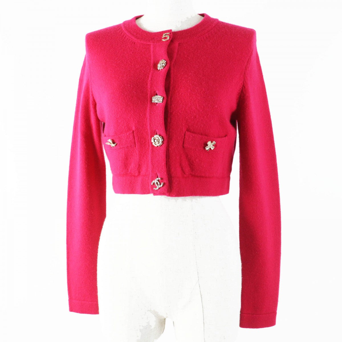 CHANEL cardigan P73483 Main: 100% cashmere shocking pink Women 34