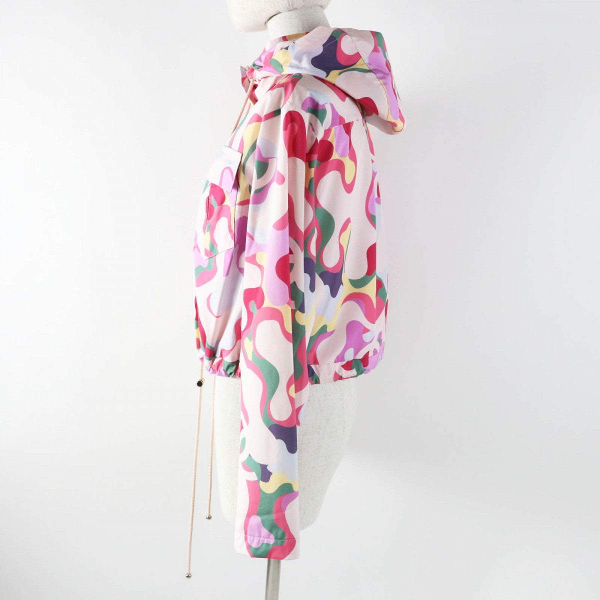 CHANEL Blouson P70173 Main: 100% silk, part: 75% cotton, part: 25% silk Multi Women 34