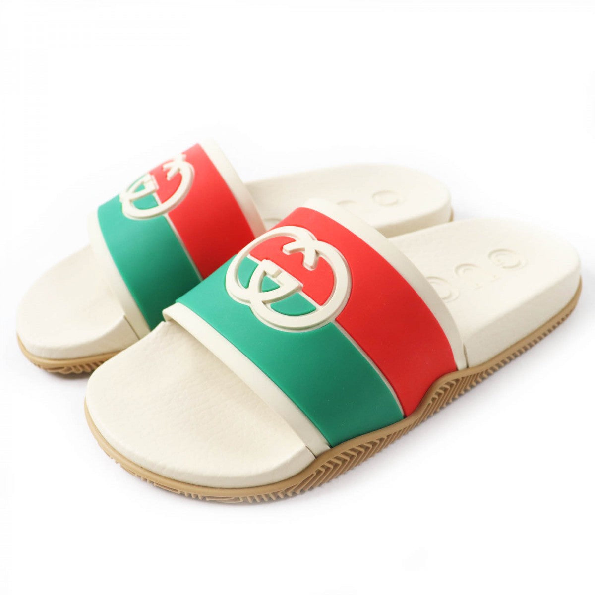 GUCCI Sandals 655641 Main: Rubber, Main: Leather multicolor Women No size listed