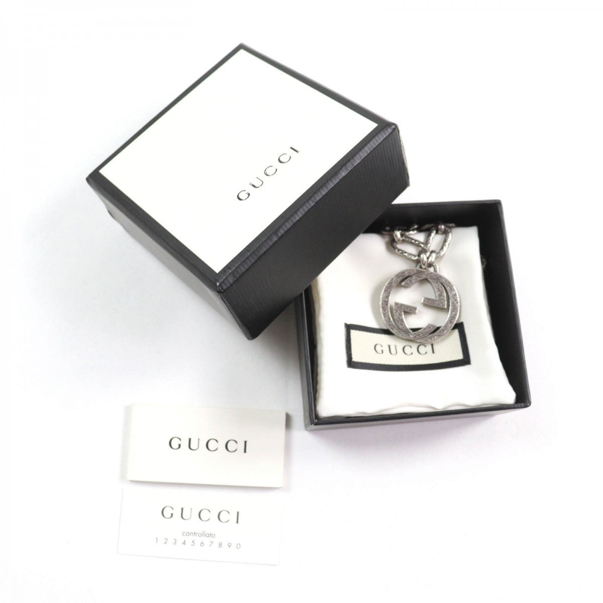 GUCCI Necklace 524890 Mainï¿½FAG925 Silver Women