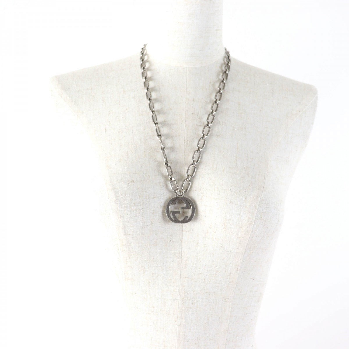 GUCCI Necklace 524890 Mainï¿½FAG925 Silver Women
