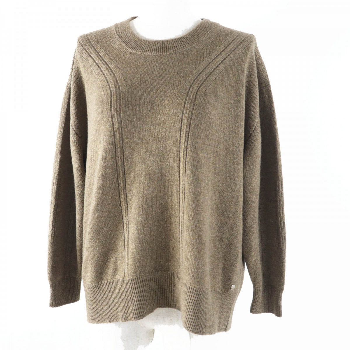 HERMES knit 2H2603D1 Main: 100% cashmere Brown Women 36