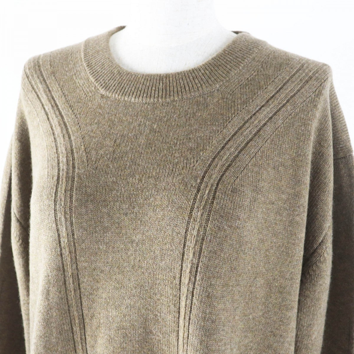 HERMES knit 2H2603D1 Main: 100% cashmere Brown Women 36