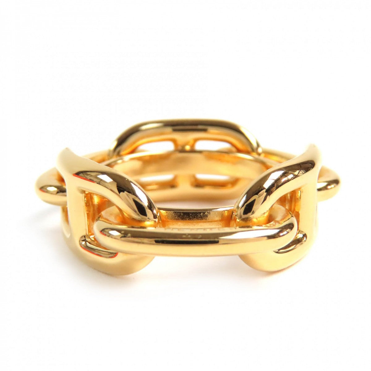 HERMES Scarf ring Gold Plated gold Lukade Women
