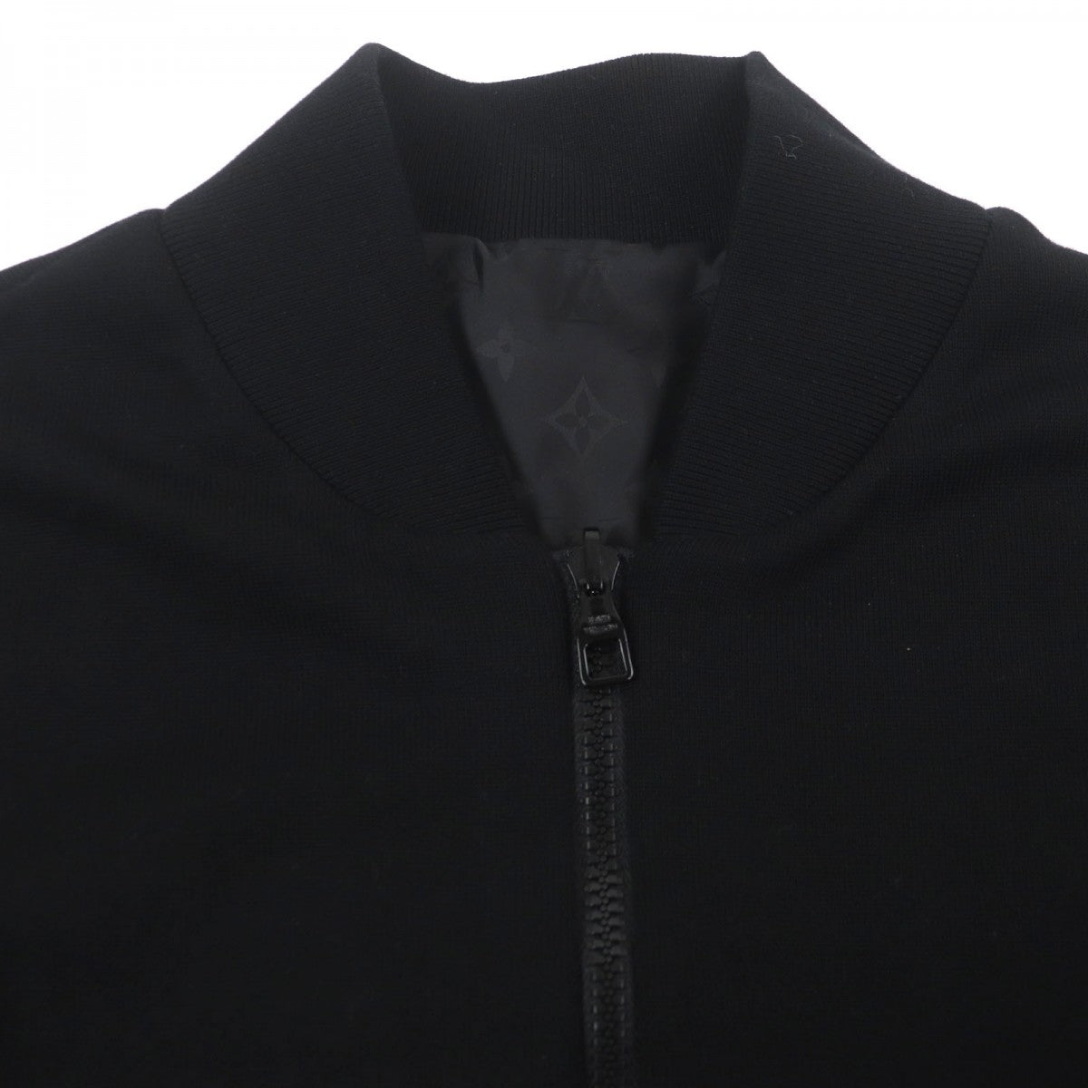 LOUIS VUITTON Bomber jacket Outer: 100% cotton, Lining: 100% nylon black Monogram mens M