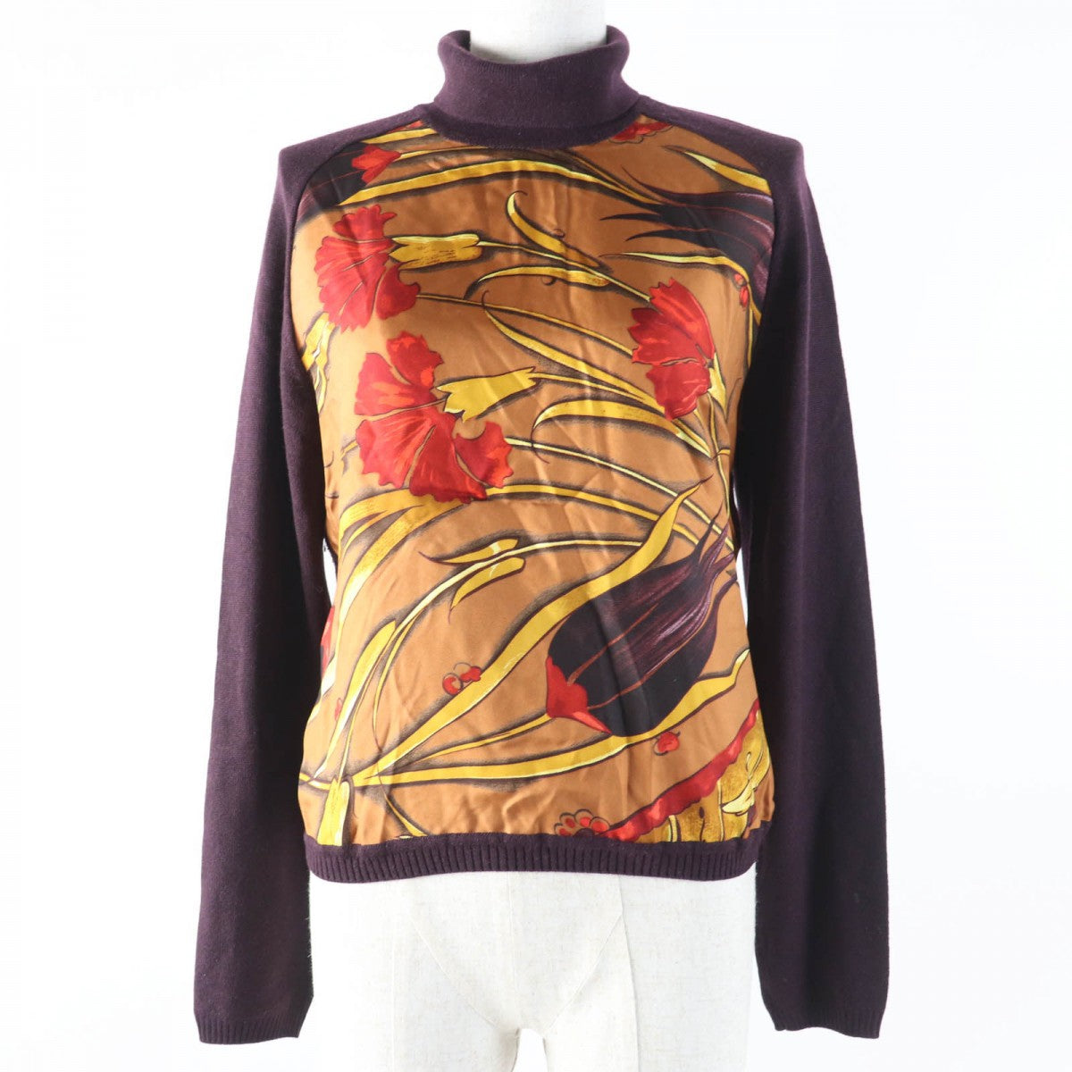 HERMES knit silk multicolor LA