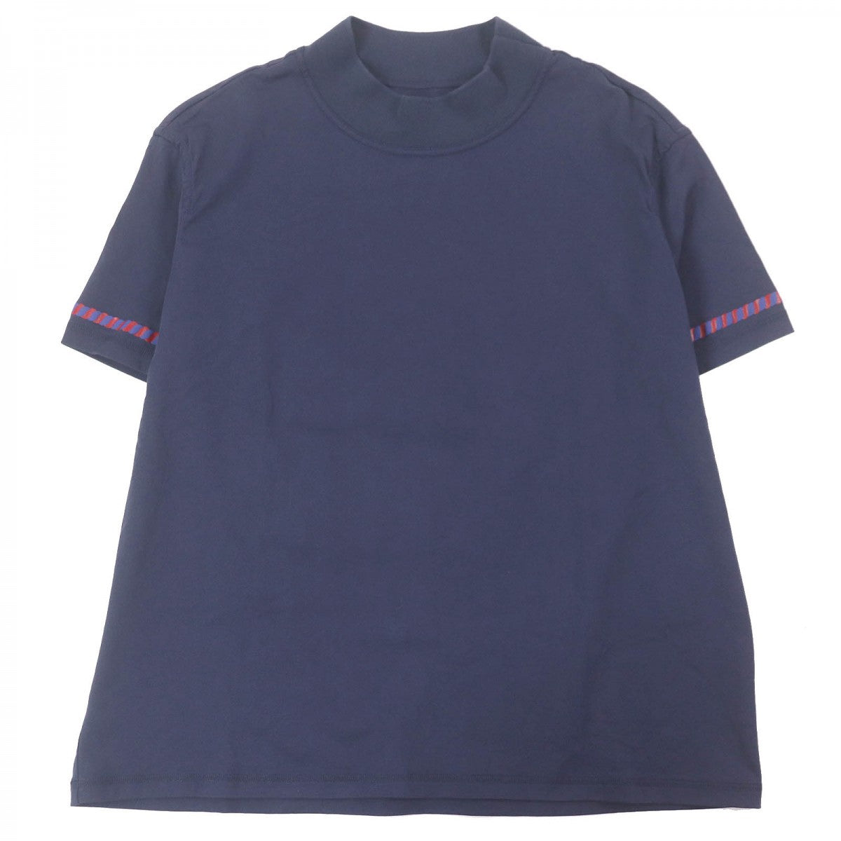 HERMES Short sleeve T-shirt 3E4621DL Main: 100% cotton, Part: 72% cotton, Part: 24% nylon, Main: 4% polyurethane Navy mens 34
