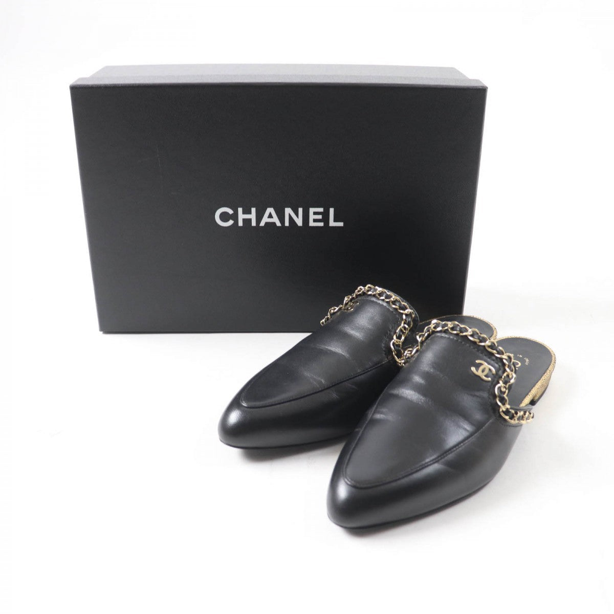 CHANEL Mule 19A G34926 Main: Leather black Women 37.5