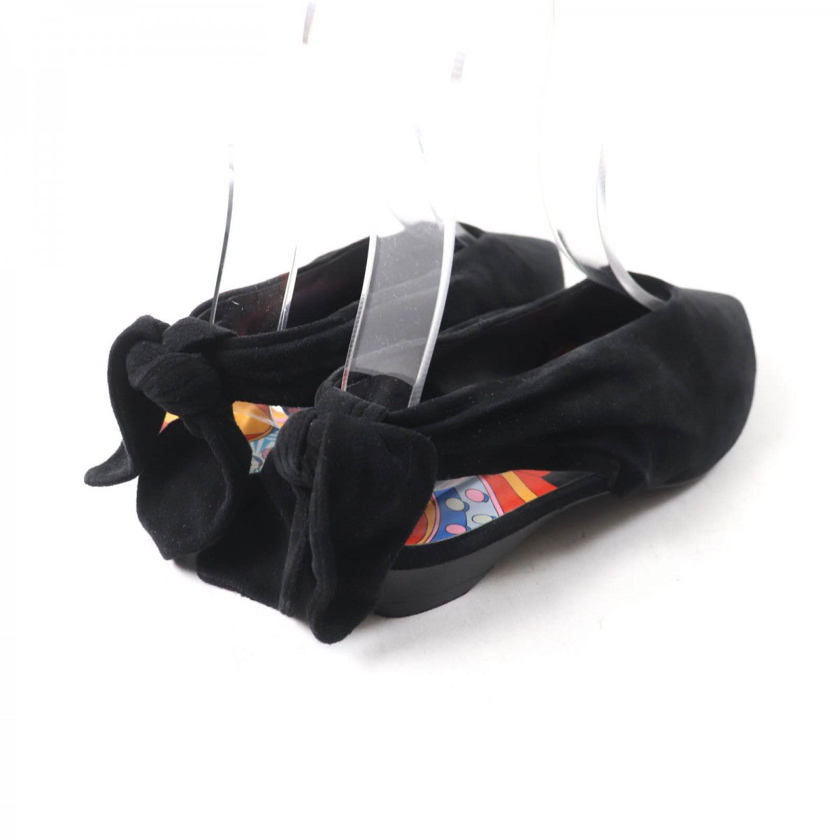HERMES pumps Main: Suede leather black Eva Women 37
