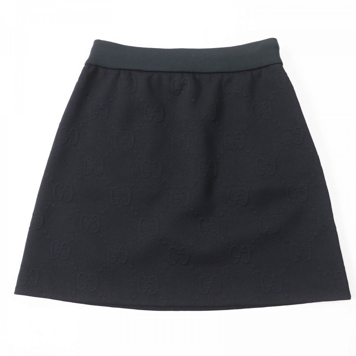 GUCCI skirt 655183 Main: 100% polyester, part: 84% polyester, part: 14% nylon, part: 2% polyurethane black Women S
