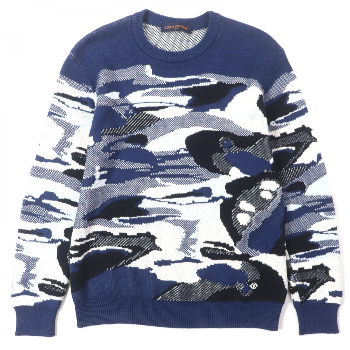 LOUIS VUITTON sweater Main: 100% cotton Navy multi mens S