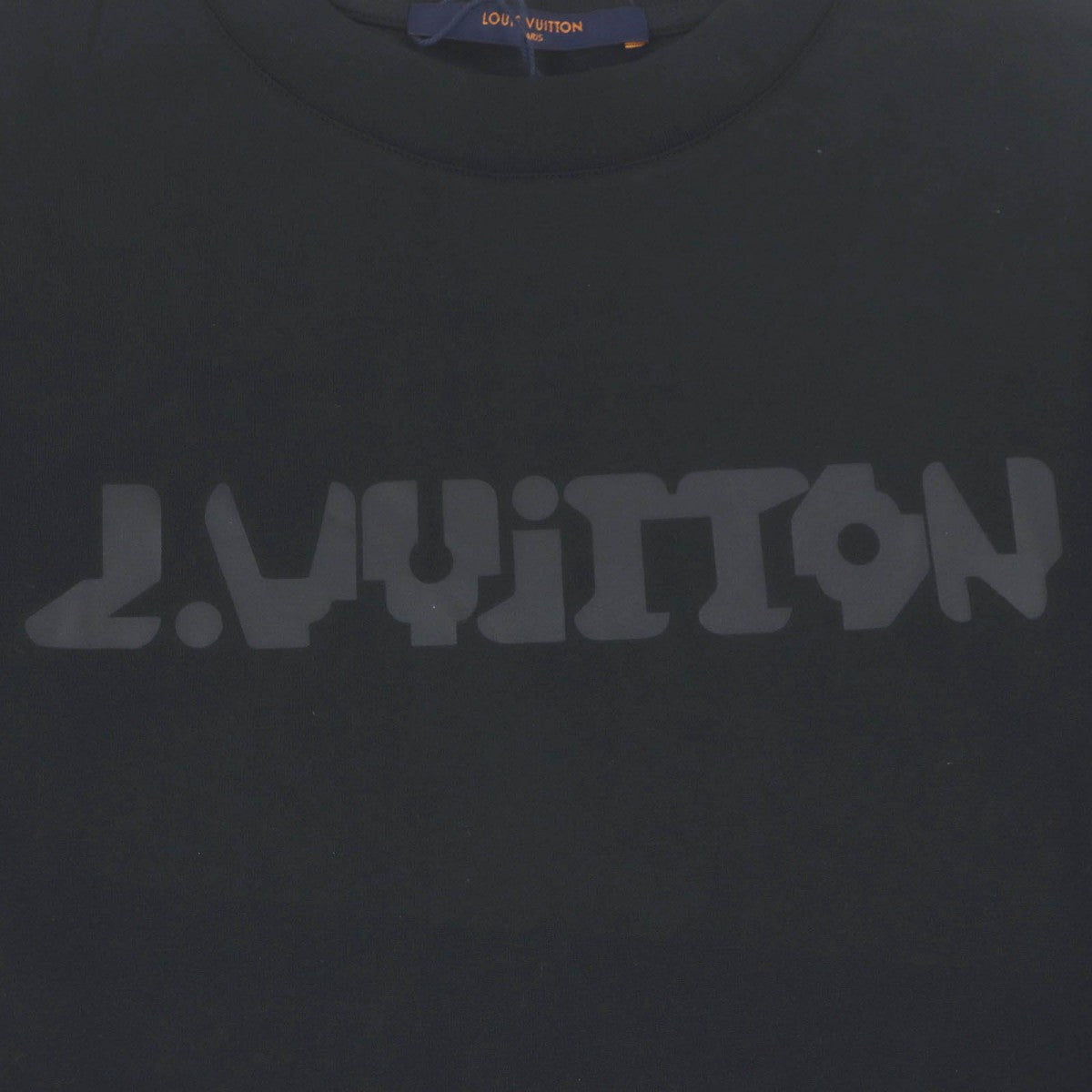 LOUIS VUITTON Short sleeve T-shirt Main: 100% cotton black mens S