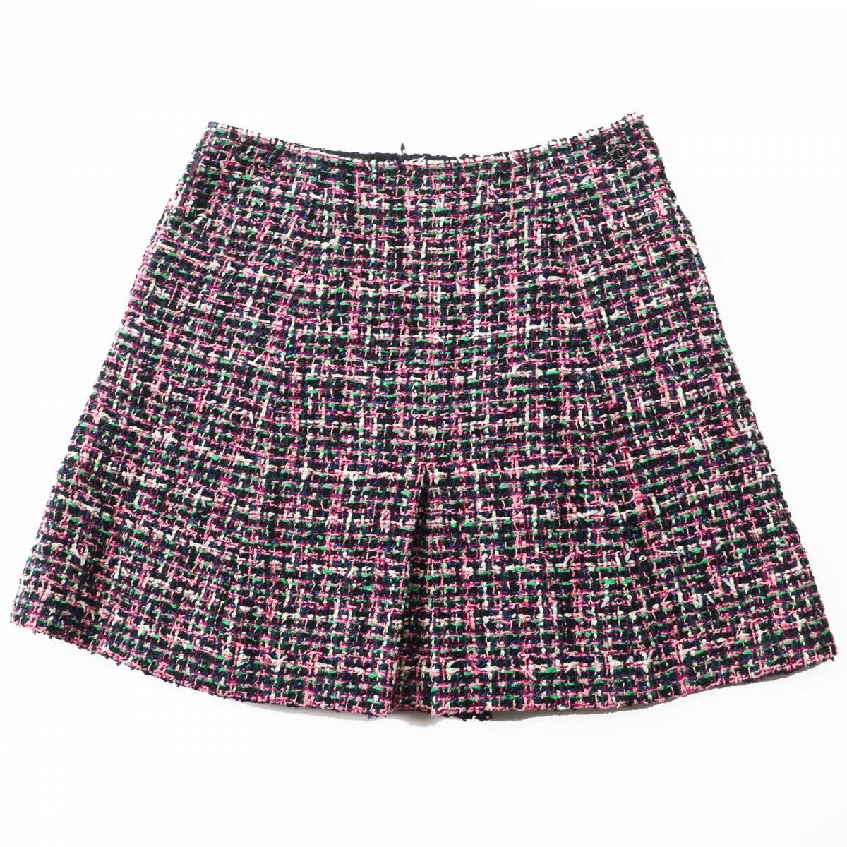 CHANEL Tweed skirt P60792 Main: 55% polyamide, Main: 13% polyester, Main: 11% viscose, Main: 10% cotton, Main: 6% wool Multi Women 36