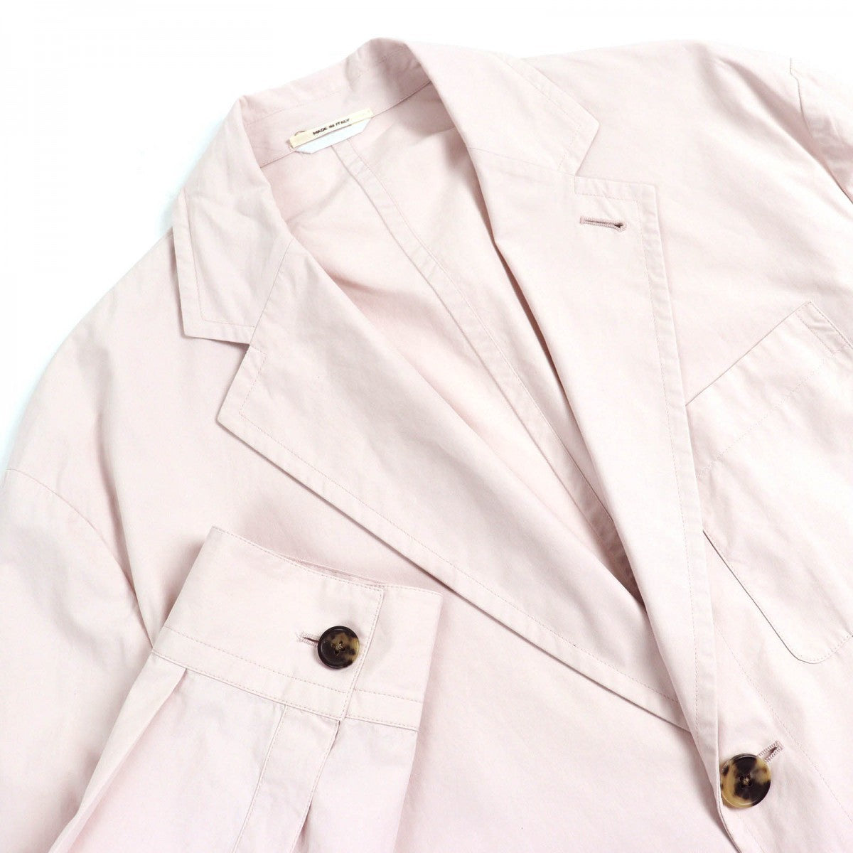HERMES tailored jacket Main: 100% cotton Light pink mens 48