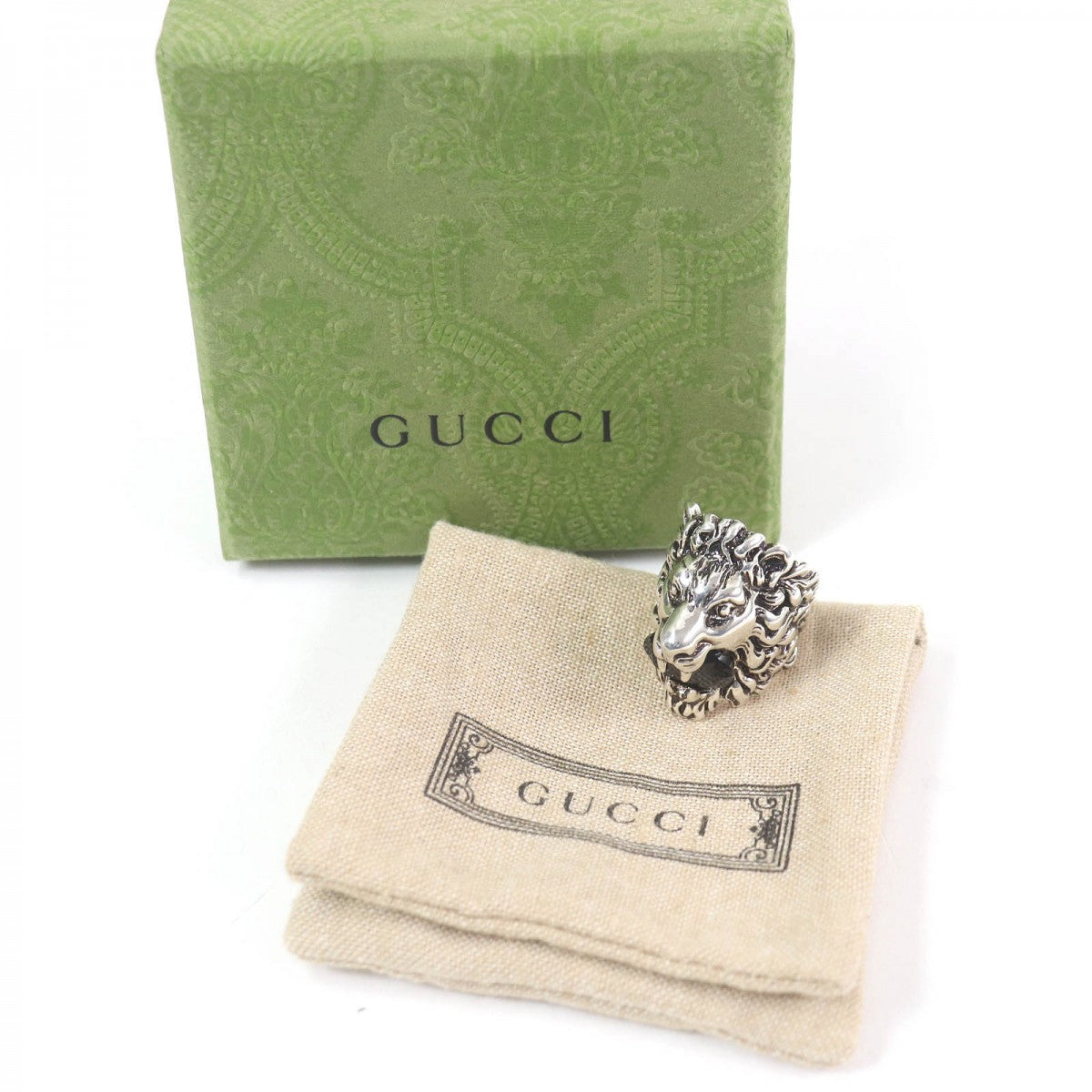 GUCCI Ring SV, some: colored stones Silver mens 16