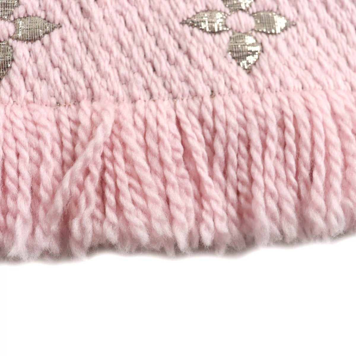 LOUIS VUITTON Scarf M70466 Main: 95% wool, Main: 73% silk, Main: 2% polyester Rose valerine Logo mania Women