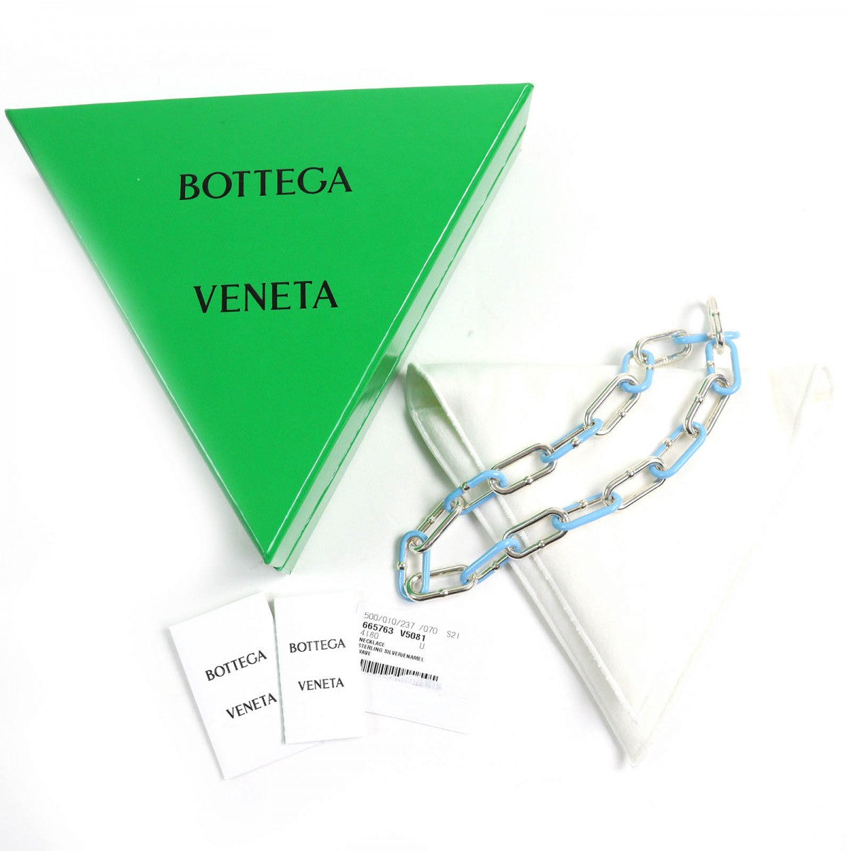 BOTTEGAVENETA Necklace Main�FAG925 Silver light blue Women