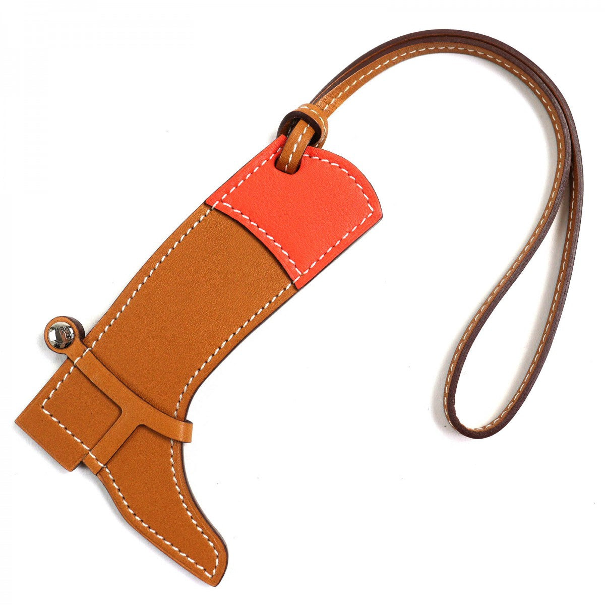 HERMES charm Main: Vaux Butler, Main: Vaux Swift Brown Paddock boots Women