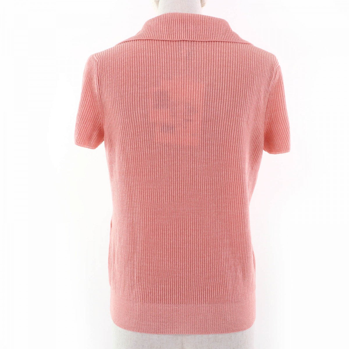 CHANEL knit 17P P56135K07344 Main: 52% polyester, Main: 48% cupra pink Women 40