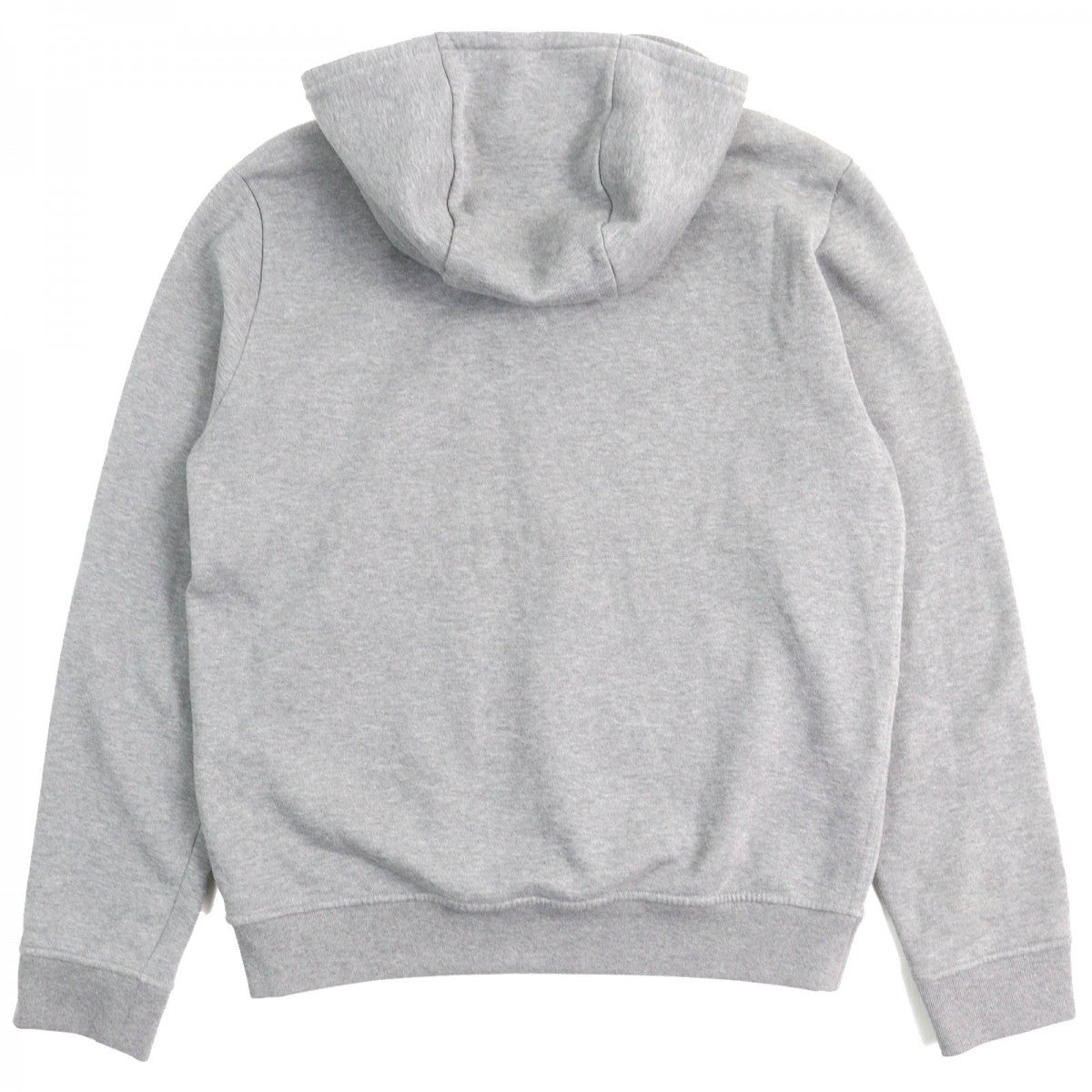 HERMES Hoodie Main: 100% cotton, Leather part: sheepskin, Part: 90% cotton, Part: 10% polyurethane, Part: 100% cotton gray mens M