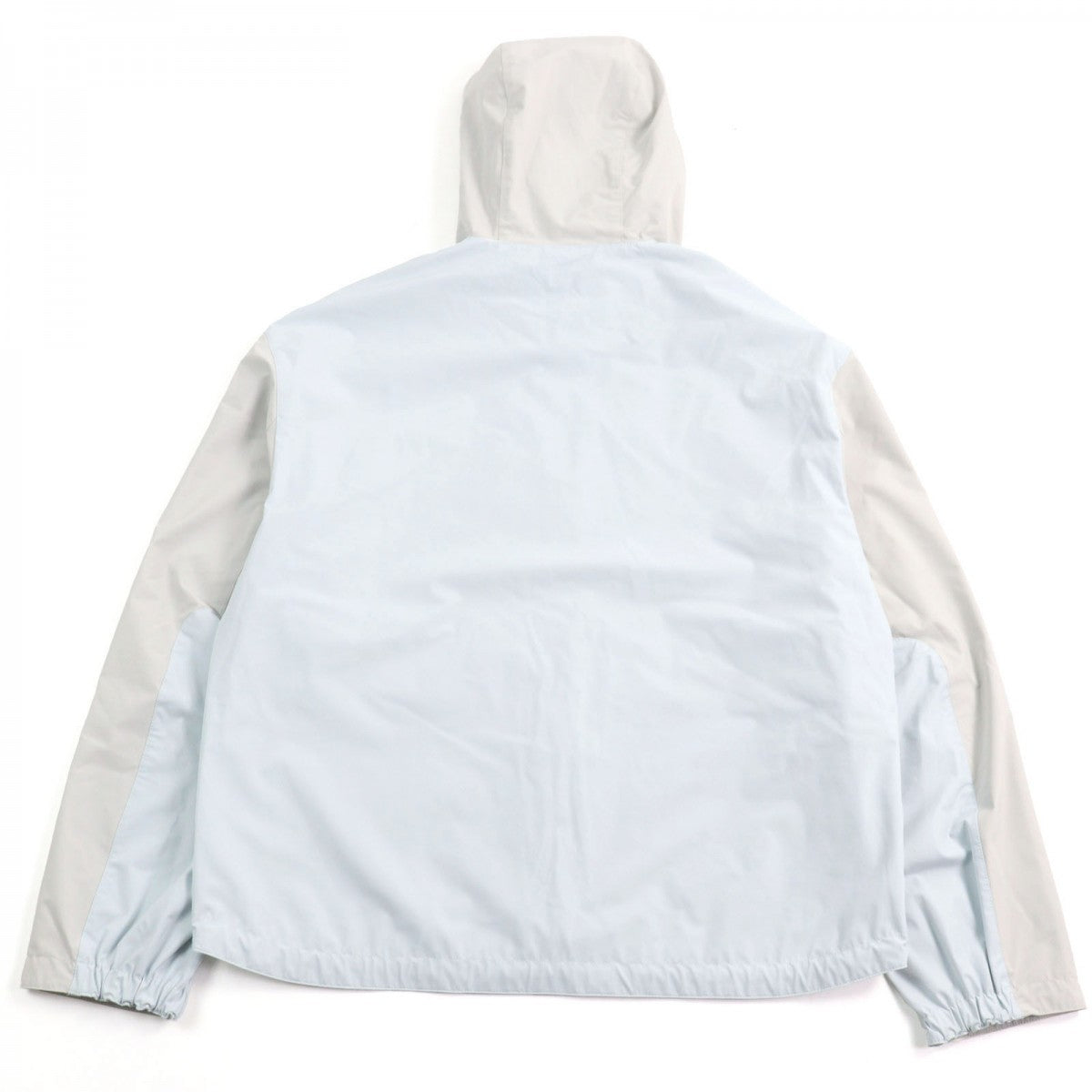HERMES Nylon jacket Main: 80% nylon, Main: 20% polyurethane, Part: 100% cotton Light gray light blue mens 50