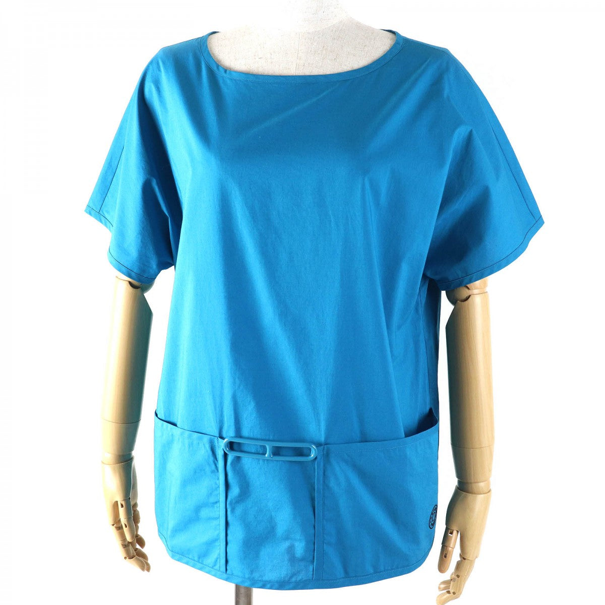 HERMES Cut cotton blue 34