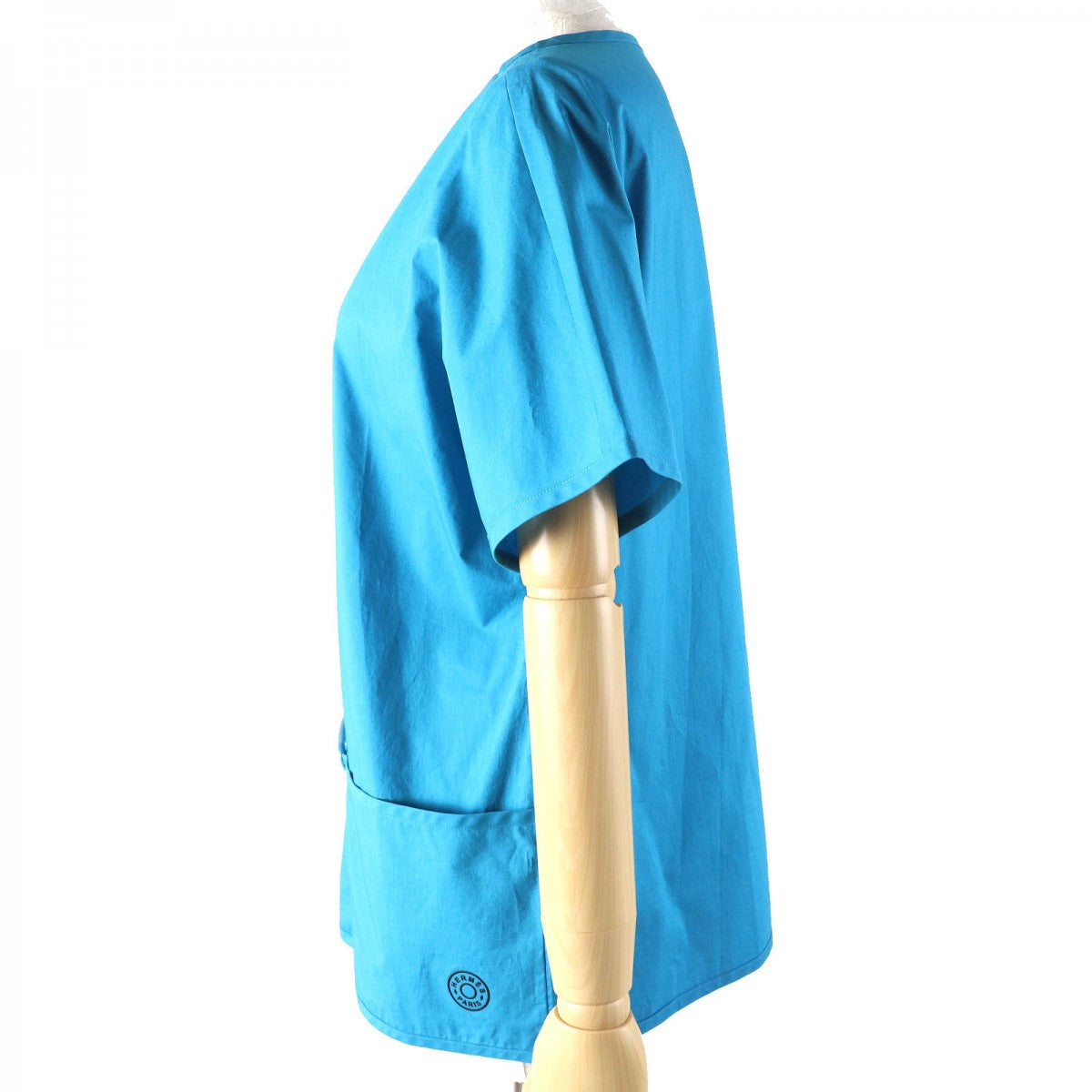 HERMES Cut cotton blue 34