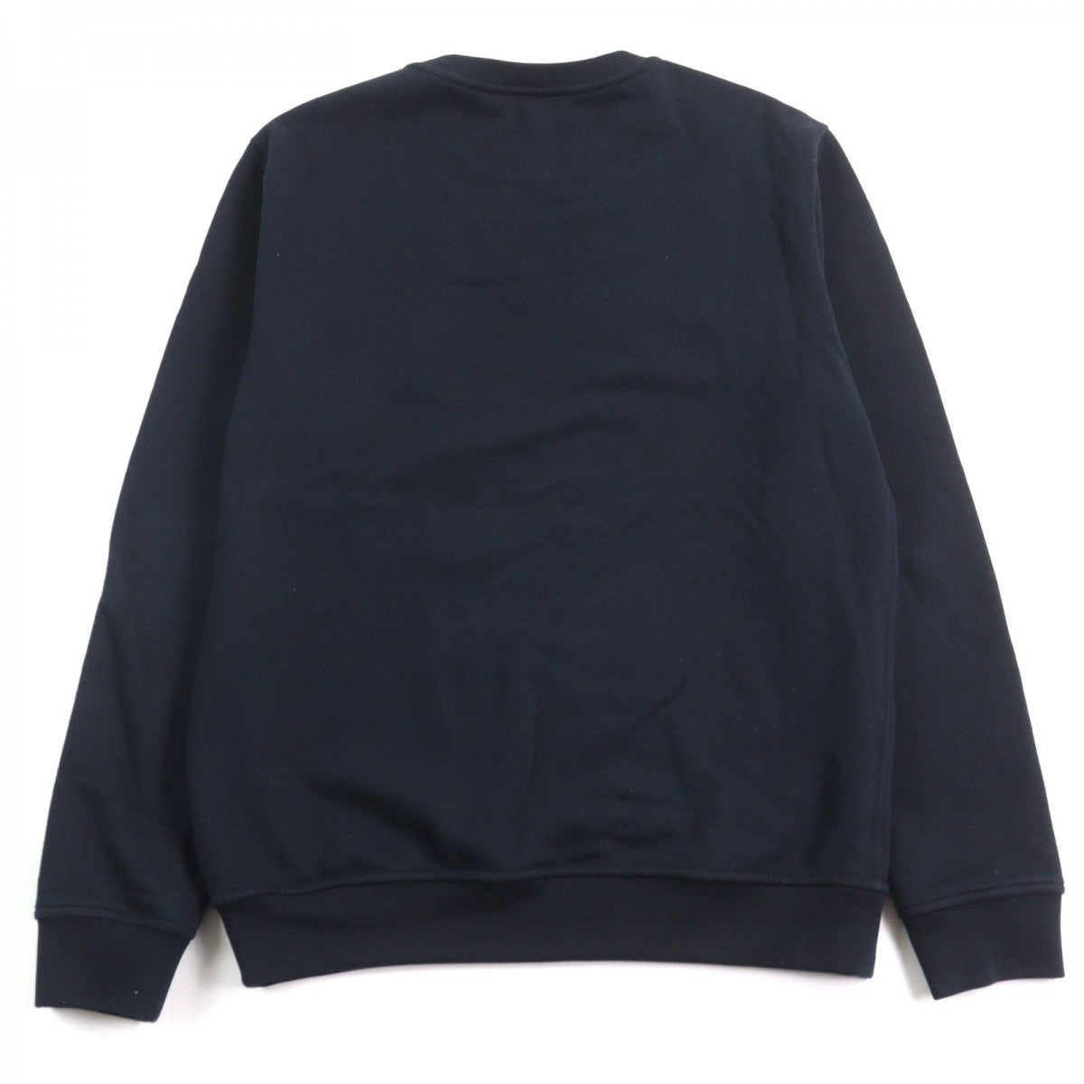 HERMES sweat Main: 100% cotton, Leather part: sheepskin, Part: 90% cotton, Part: 10% polyurethane Navy type Chevaux en Symmetrie mens S