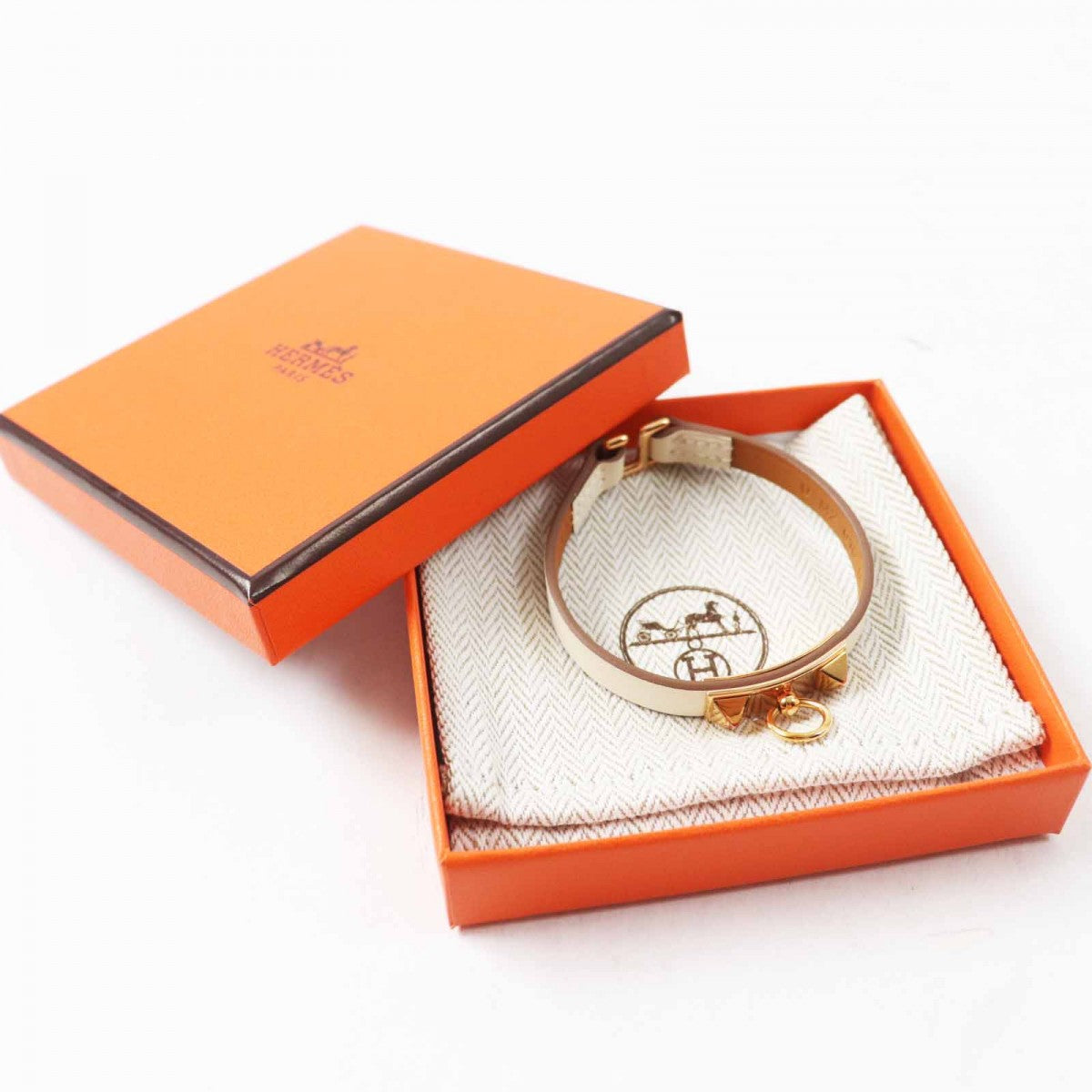 HERMES bracelet Main: Leather Kle Rivalmini Bracelet Women