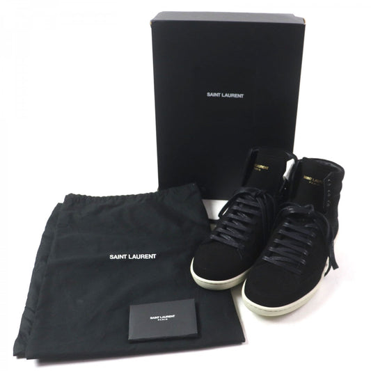 SAINT LAURENT PARIS High cut sneakers 418026 Main: Suede leather black SL/10H mens 40