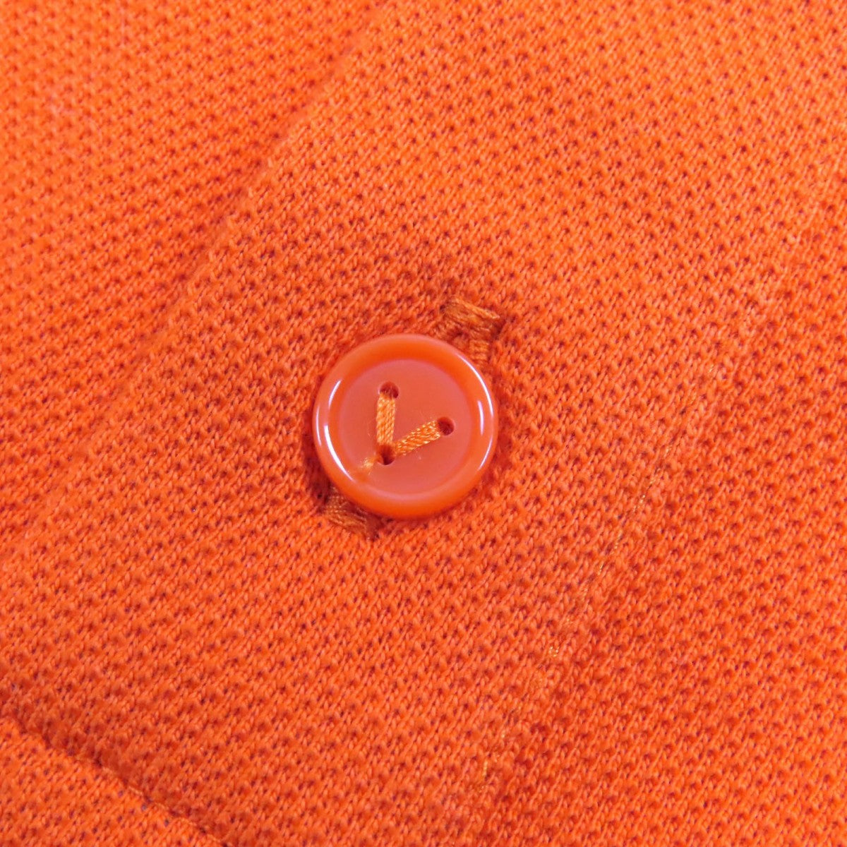 BOTTEGAVENETA Short sleeve polo shirt 744239 Main: 100% cotton, Part: 100% cotton, Part: 100% polyester Orange mens L