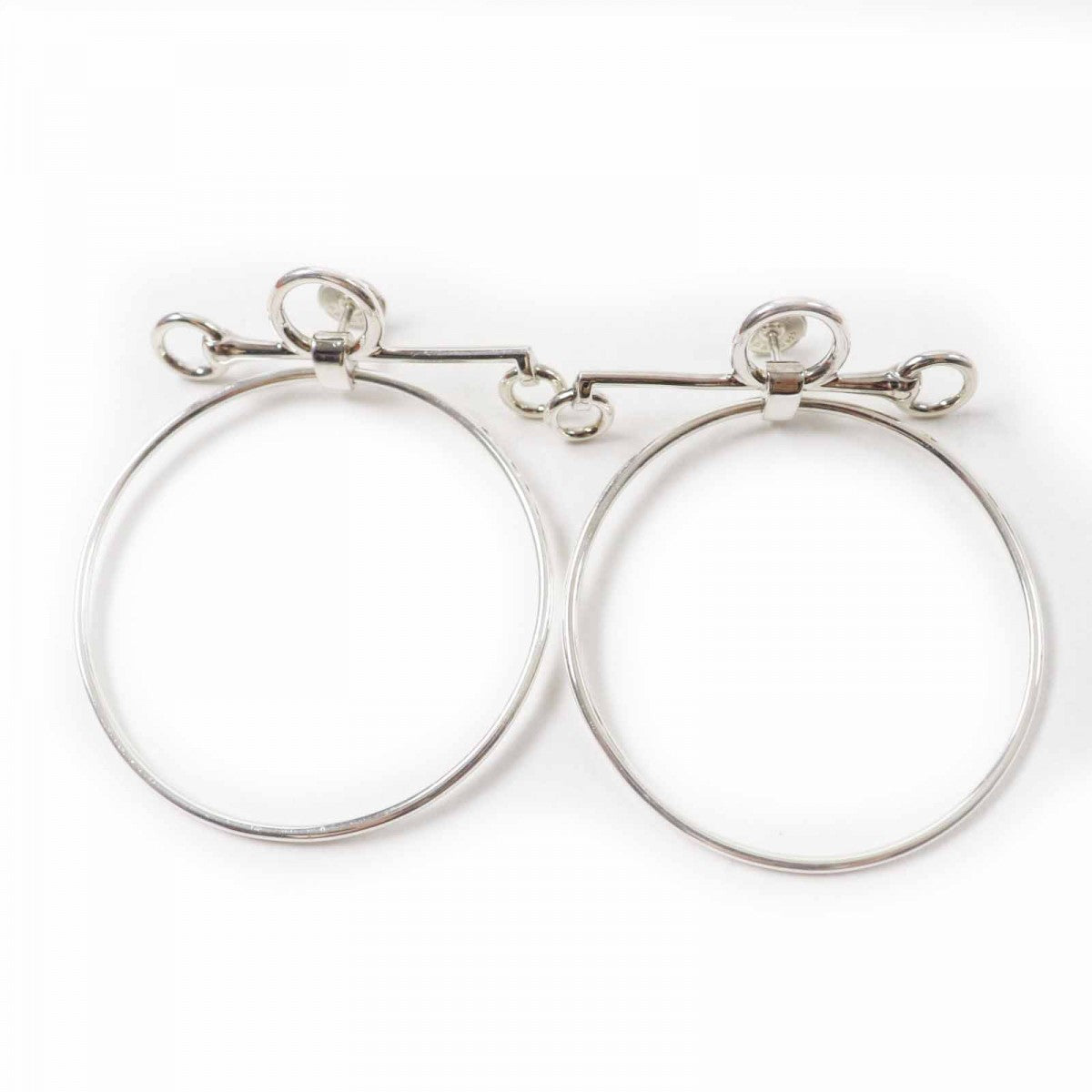 HERMES Pierce Main�FAG925 Silver Loop Medium Pierce Women