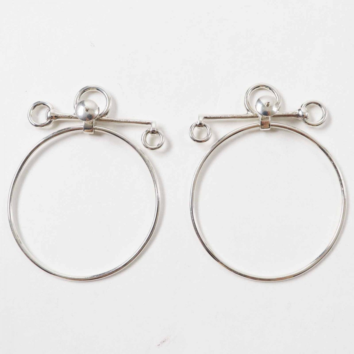 HERMES Pierce Main�FAG925 Silver Loop Medium Pierce Women