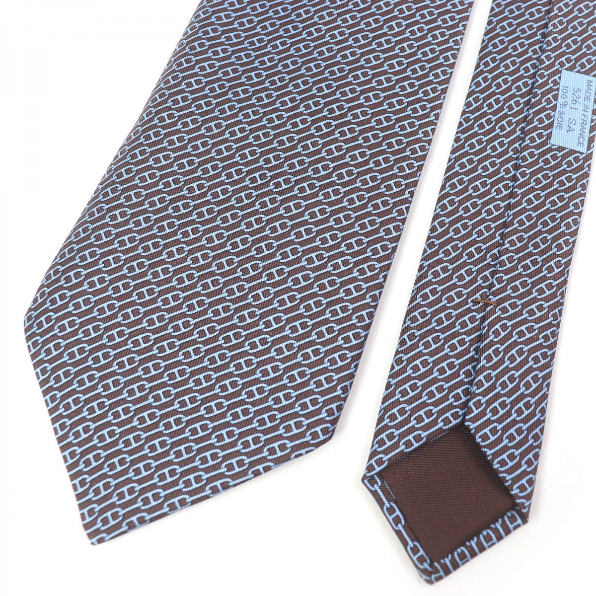 HERMES tie 5261 SA Main: 100% silk By color mens