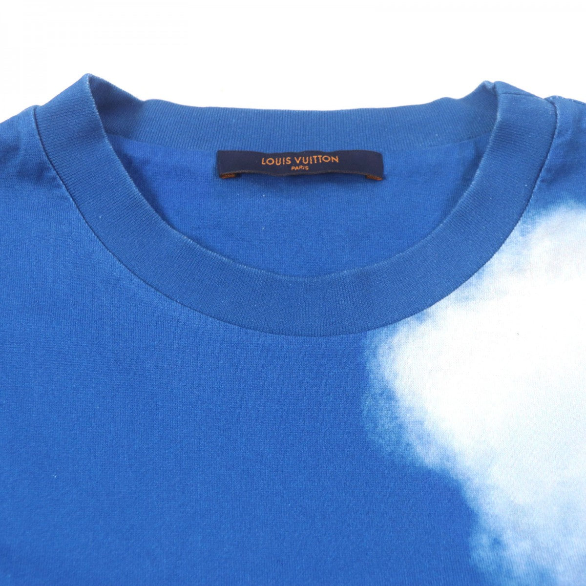 LOUIS VUITTON Short sleeve T-shirt Main: 100% cotton blue mens M